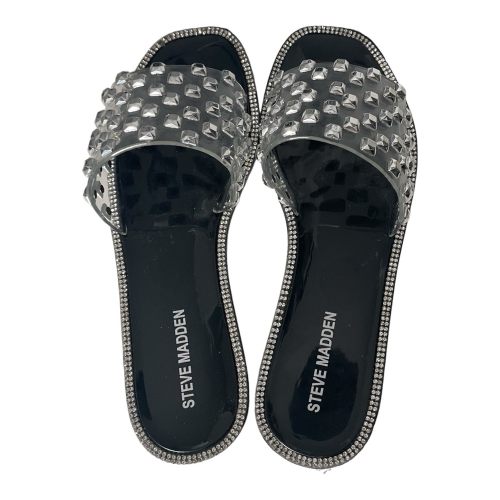 Steve Madden Bling Jelly Sandals Sz 6